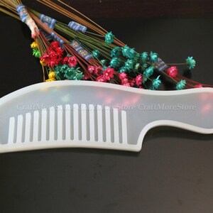 Kawaii silicone comb mold-Resin molds for comb DIY making-Cute UV resin comb mould-Couple gifts craft mold-Hair accessory molds for girl