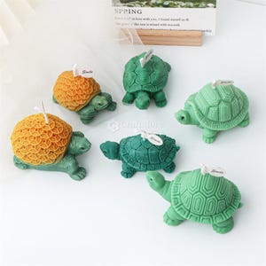 3D turtle silicone mold-coin turtle candle mold-turtle ornament resin mold-DIY diffuser stone mold-cement/concrete/gypsum/raysin turtle mold
