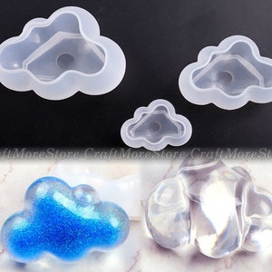 Cute cloud Silicone Mold for home decoration diy -3D Cloud epoxy resin mold - accessories crafts - for Jewelry Making - craft supplies