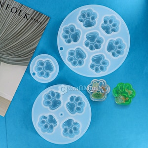Cute cat paw silicone mold-Animal claw resin molds-Resin paw mold-Ice cube mold-Resin craft mold-Silicon paw mold-Paw resin mold