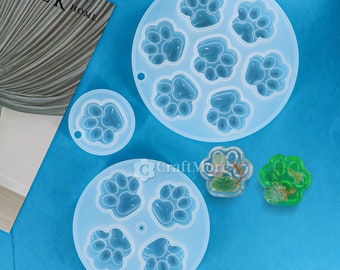 Cute cat paw silicone mold-Animal claw resin molds-Resin paw mold-Ice cube mold-Resin craft mold-Silicon paw mold-Paw resin mold