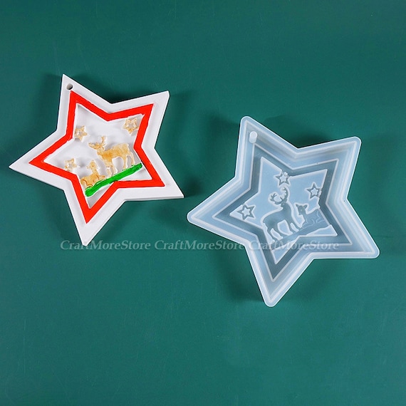 Weihnachtsstern Silikon Form-Fnf-Pointed-Stern-Anhnger Harz Formen-DIY  Epoxid Harz Ornamente Form-Weihnachtsdekoration Form-Harz Handwerk - Etsy  Schweiz