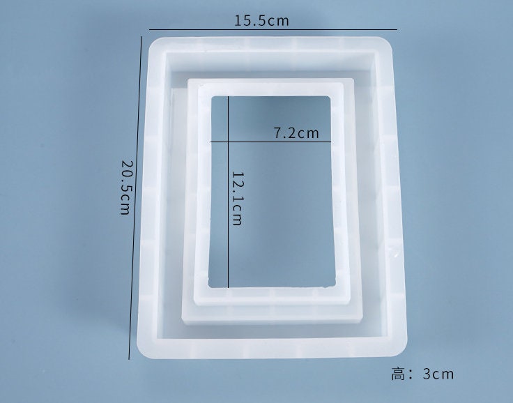 Square Creative Photo Frame Silicone Mold-home Decoration Resin Molds ...