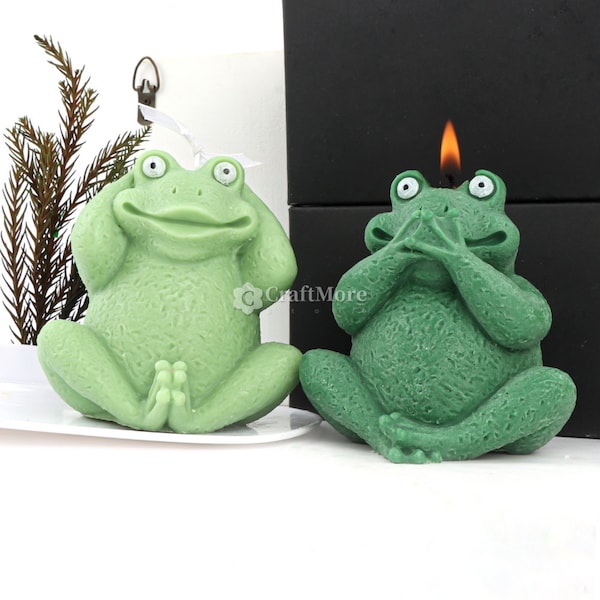 Frog Concrete Mold Etsy