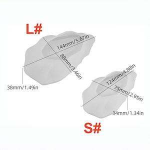 Silikonform för ostronskal - ljusfat - gipsform - ljusbehållare - ljuskopp - smyckesfat - hartsform - konstform för harts bild 2