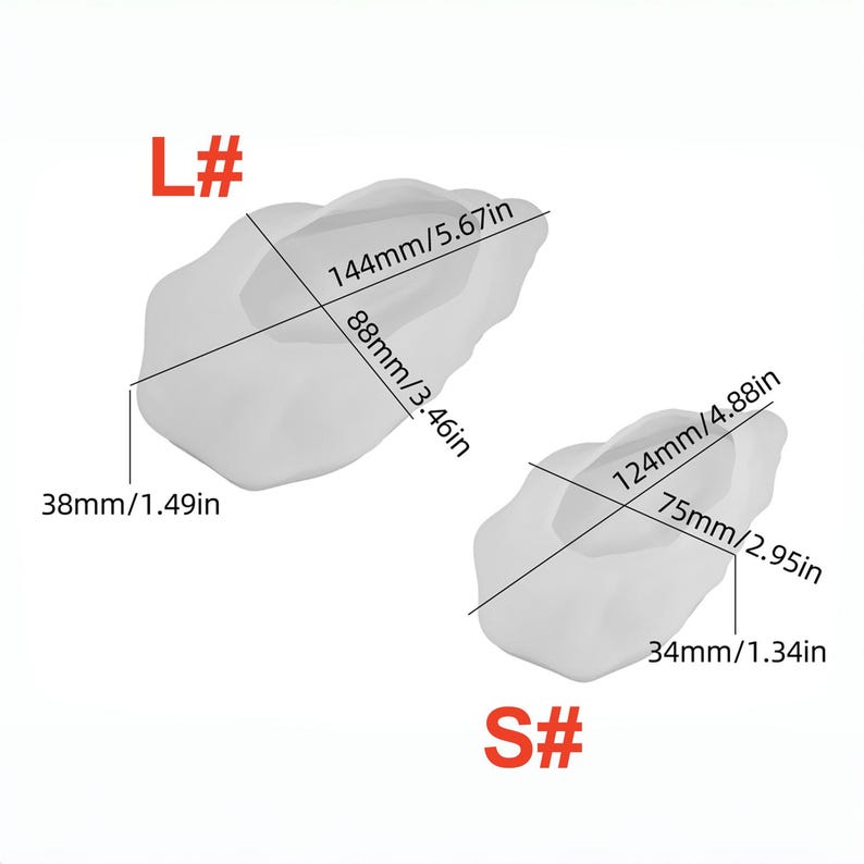 Silikonform för ostronskal - ljusfat - gipsform - ljusbehållare - ljuskopp - smyckesfat - hartsform - konstform för harts bild 2