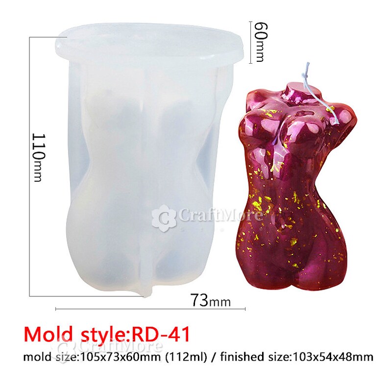 Sexy body candle moldwoman body resin moldsfemale body Etsy