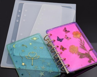 Smooth surface notebook cover silicone mold epoxy Resin Moulds Epoxy Diy Pendant Jewelry Making Craft Moulds jewelry craft diy supplies