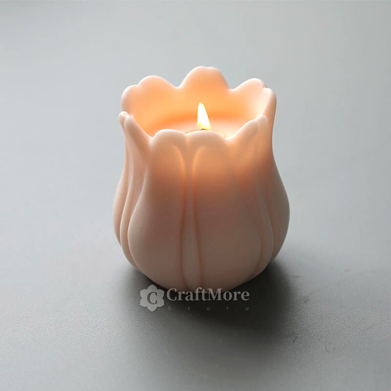 Tulip candle moldFlower candle moldSilicone flower Etsy