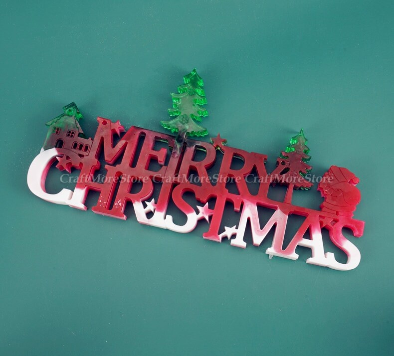 Christmas Silicone MoldChristmas Tree Resin MoldChristmas Etsy