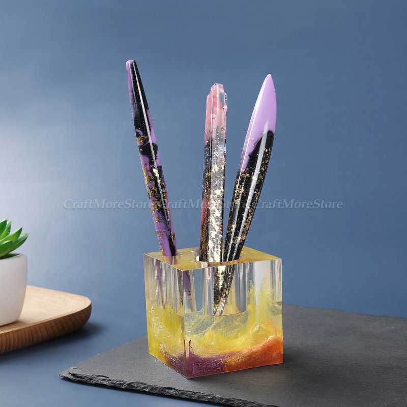 Creative Ballpoint Pen Resin Molds-ballpoint Pen Silicone Mold for Resin  Diy-resin Pen Molds-student Stationery Mold-kids Gift Mould 