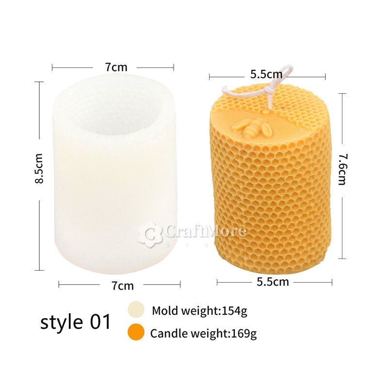 DAWRIS Lot De 6 Moule En Silicone Pour Bougie à Bulles