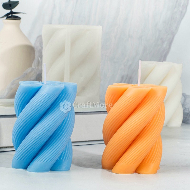 TREE TRUNK Silicone Candle Molds for Beeswax, Eco-friendly