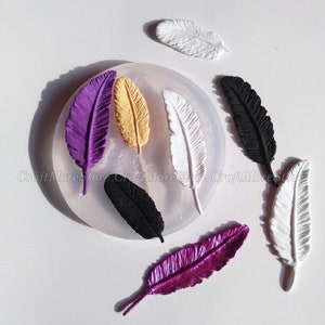 Feather charms pendant wings Mold Resin Silicone Mould Jewelry epoxy charms pendant resin molds Christmas tree decorations