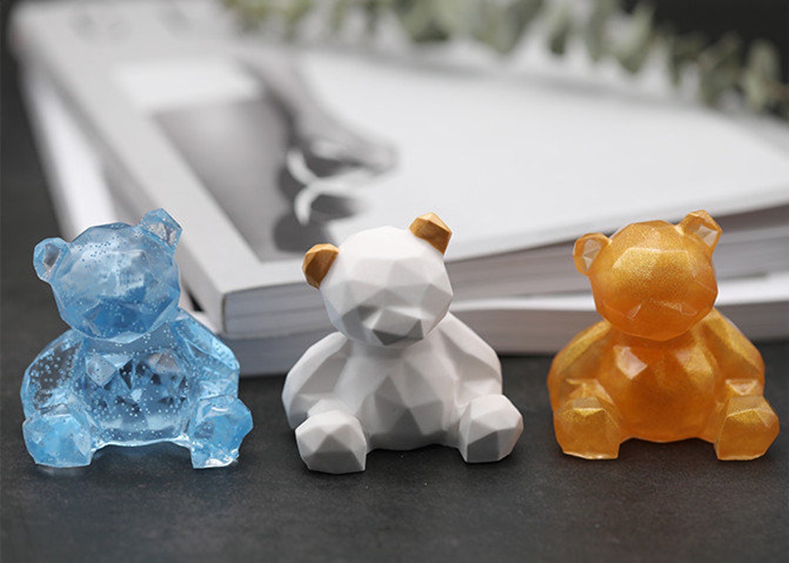 Cute teddy bear Silicone Mold Bear resin mold for Jewelry Etsy