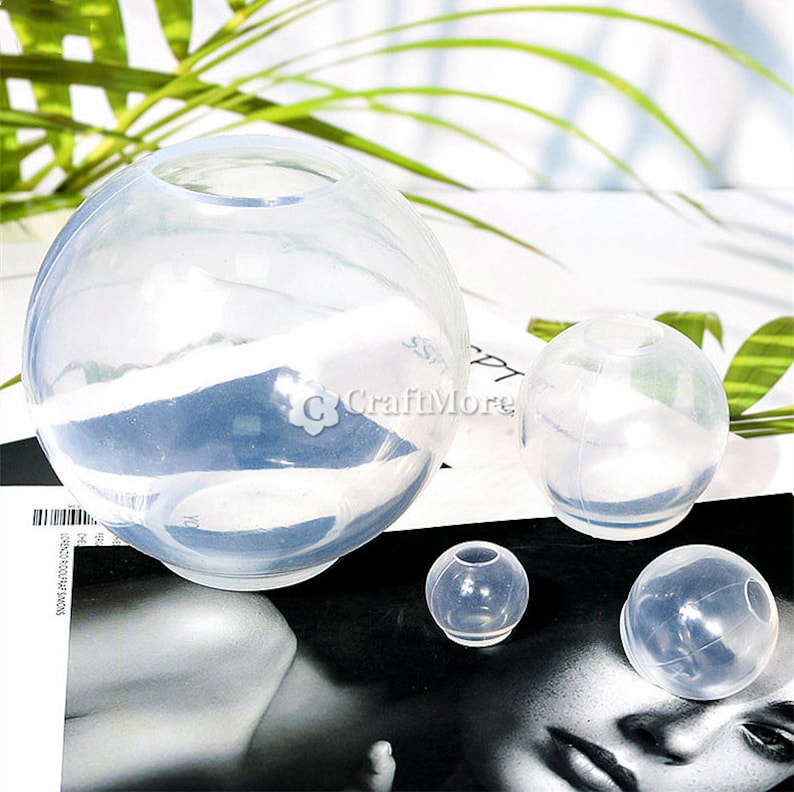 High Transparent Sphere Resin Moldssilicone Sphere Mold9 Etsy