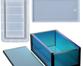 Dominobox silikonform - Rektangulär schackförvaringsaskform - Stor näsduksaskform - Smyckesaskform - Skrivbordsförvaringsaskform
