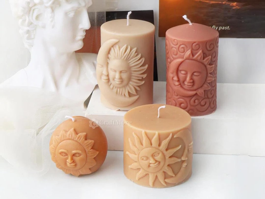 Lavalis Set di 4 candele profumate alla lavanda, regalo romantico per San Valentino, per esterni e interni, in terracotta, durata 15 ore, cera riciclata, diametro 9,5 cm