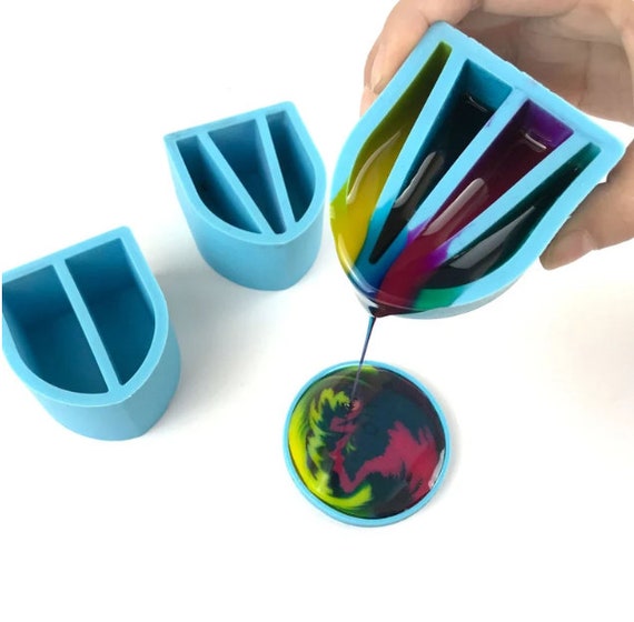 Silicone Measuring Cup With Scale-resin Mixing Cup-dispensing Cup