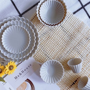 7 styles Mini Dish Silicone Mold-Miniature Bowl Cup Resin Mold-Dollhouse Tableware Plate Mold-Mini Food Toy Mold for Resin Dollhouse DIY