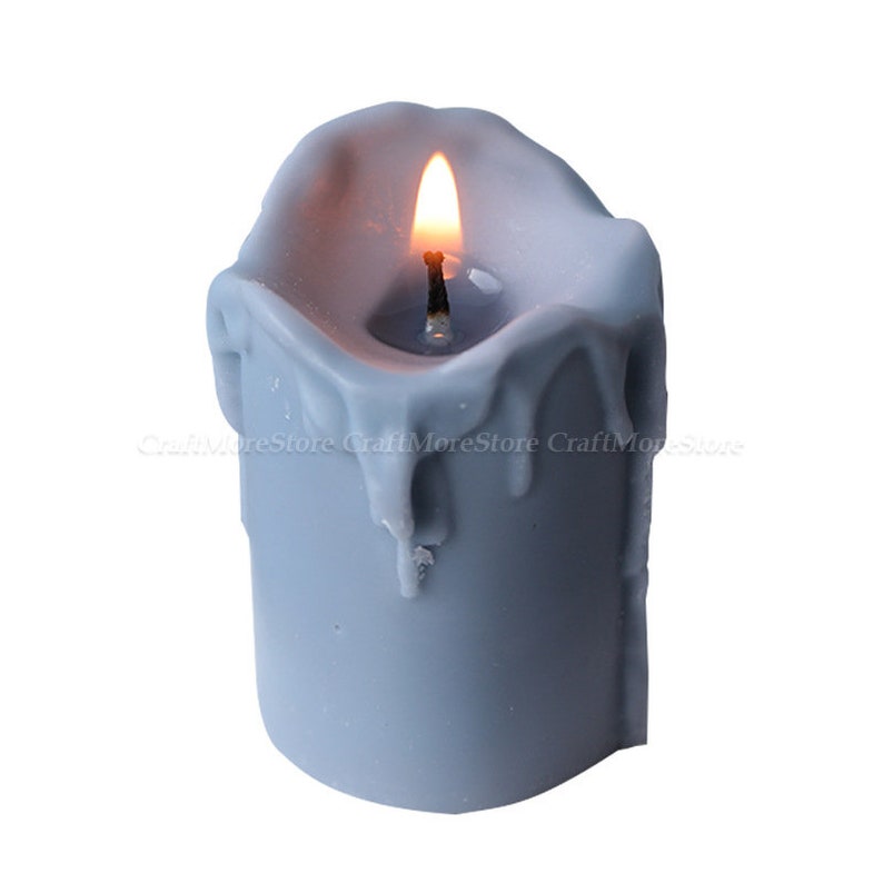 Creative melting candle moldSilicone candle MoldCandle molds Etsy