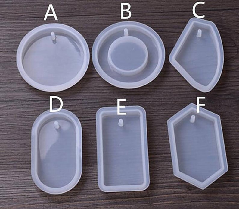 Solacol Resin Molds Silicone Lets Resin Molds Silicone Resin Molds DIY Silicone Mold Resin Button DIY Handmade Resin Mold with Hole Pendant Button