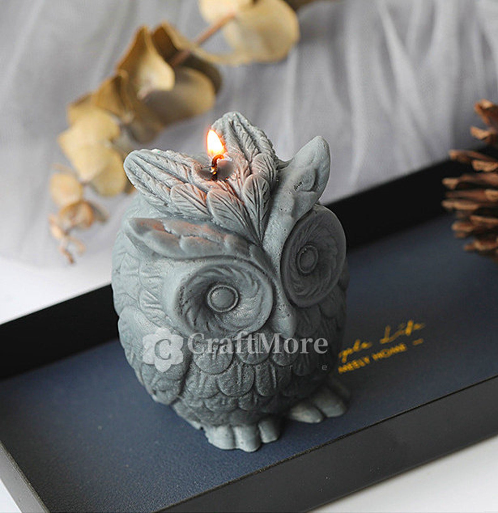 High Quality Owl Candle MoldOwl Silicone MoldEpoxy Resin Etsy