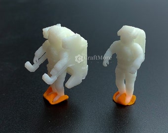 3D Astronaut Model-Mini Astronaut Model Fillers For Silicone Mold-Astronaut Filling Materials for Epoxy Resin Mold-DIY Micro Landscape Decor