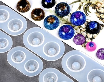 12-22mm BJD Eyes ball silicone mold  -  Spherical SD doll eyes epoxy resin mold - for Doll toy Making - craft supplies