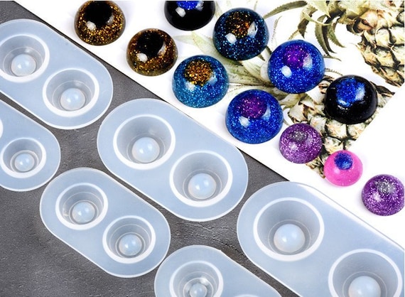 12-22mm BJD Eyes ball silicone mold  -  Spherical SD doll eyes epoxy resin mold - for Doll toy Making - craft supplies