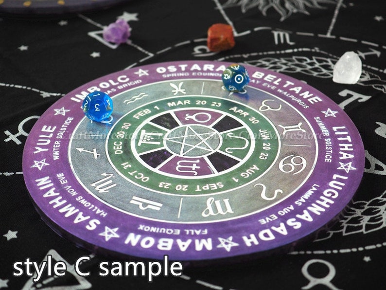 Tarot divination board Resin Mold-Silicone table mat mold-Zodiac constellation tray mold-Epoxy resin game board mold-Silicone coaster mold