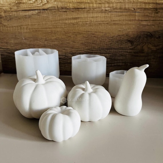 Halloween Silikonformen Set - Geister & Kürbisse Für Kerzen, Seife & DIY Deko