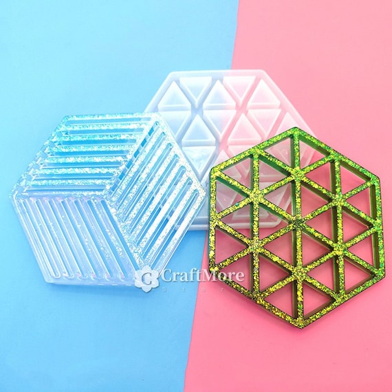 Hollow Hexagon Keychain Mold Hollow Hexagon Keychain Mold