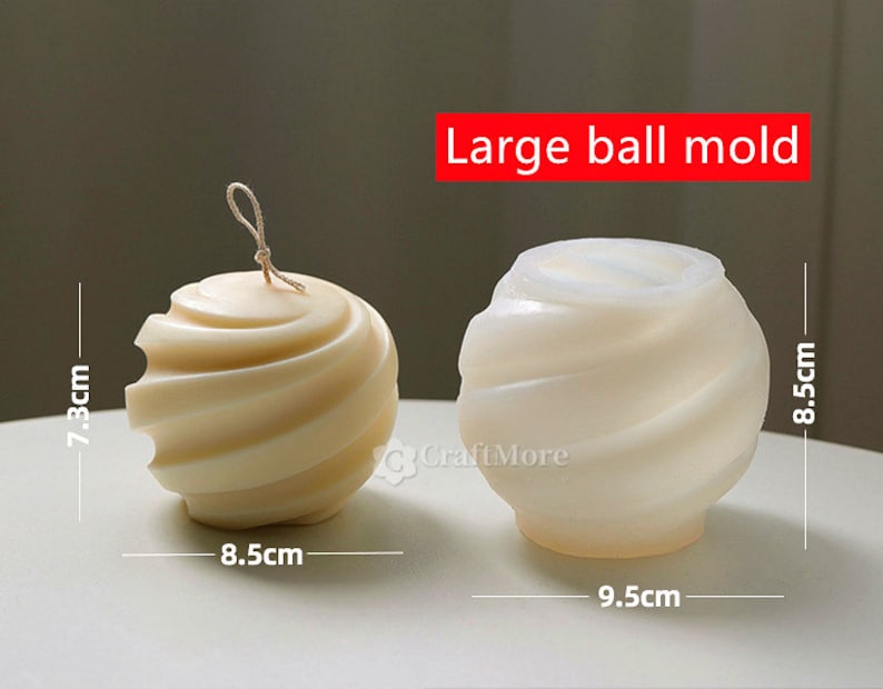 Creative Thread Ball Candle Moldsilicone Candle Moldbeeswax Etsy