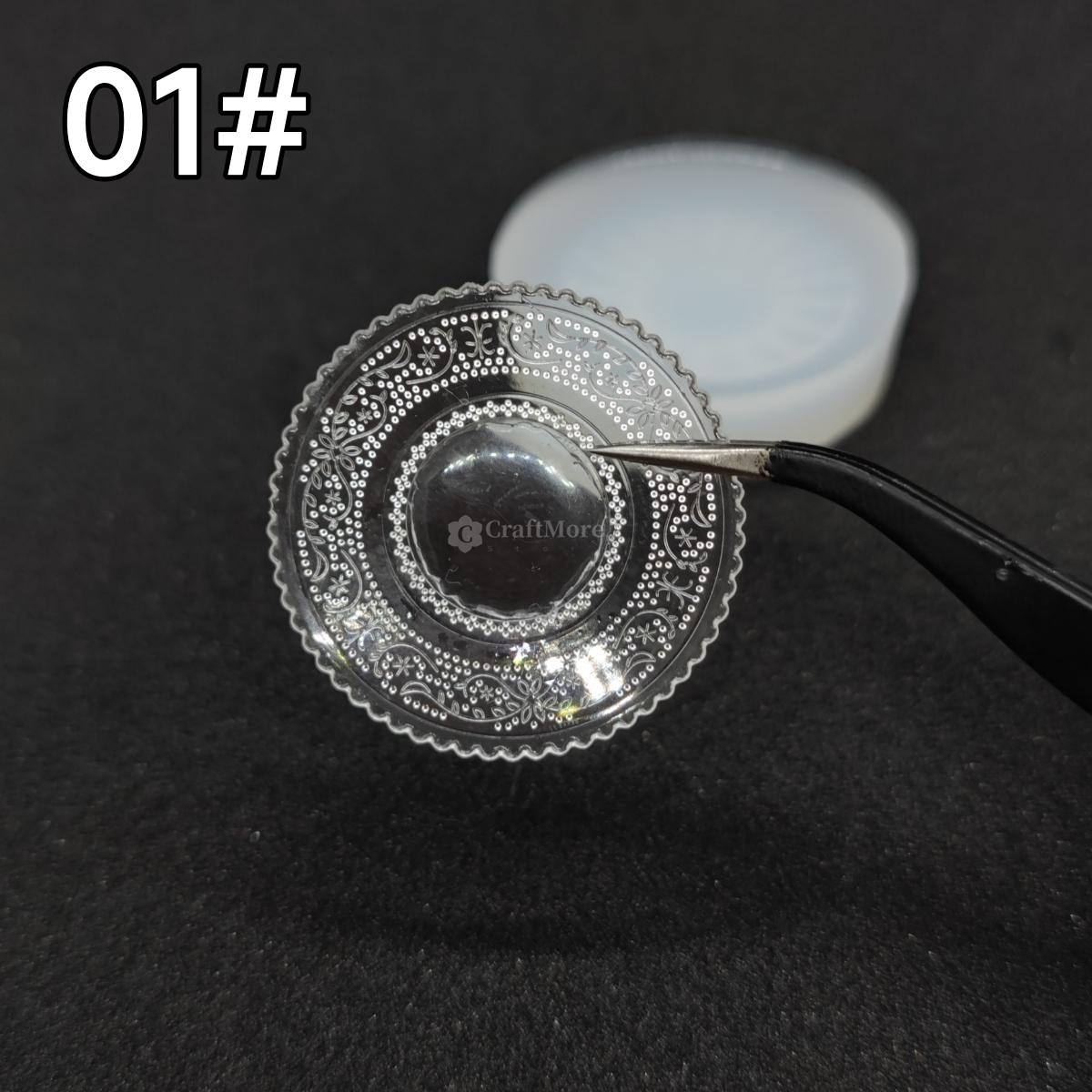 Moules en silicone pour assiettes miniatures et aliments de différentes formes et tailles. Moules pour pâte polymère, résine époxy (UV également) et plastique. - France