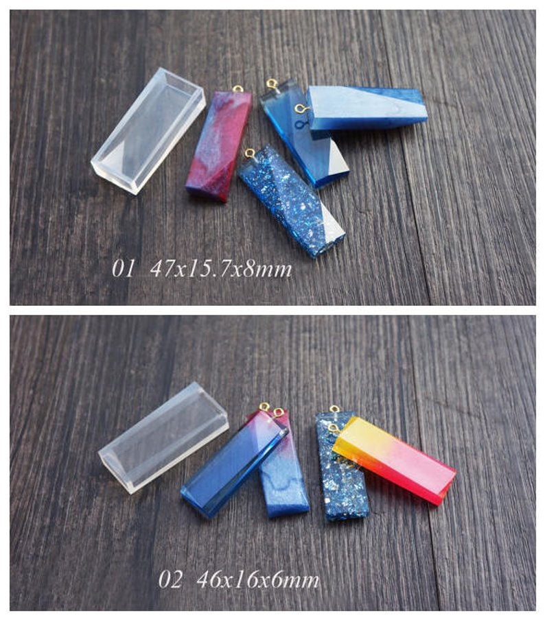 Crystal Stone Pendant Silicone Mold for Jewelry Making Etsy