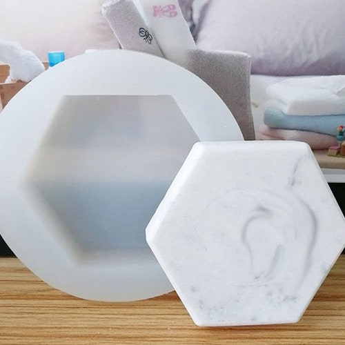 Hexagon Resin Coaster Mold Silicone Coaster Mould Epoxy Etsy