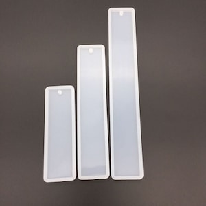 3 Sizes blank bookmark silicone mold for home decoration - bookmarks epoxy resin mold - for household products Making - craft supplies