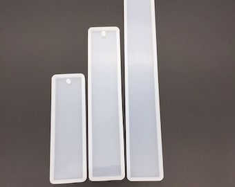 3 Sizes blank bookmark silicone mold for home decoration - bookmarks epoxy resin mold - for household products Making - craft supplies