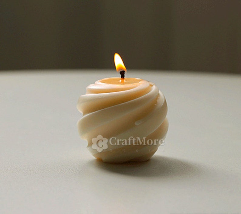 Creative Thread Ball Candle Moldsilicone Candle Moldbeeswax Etsy