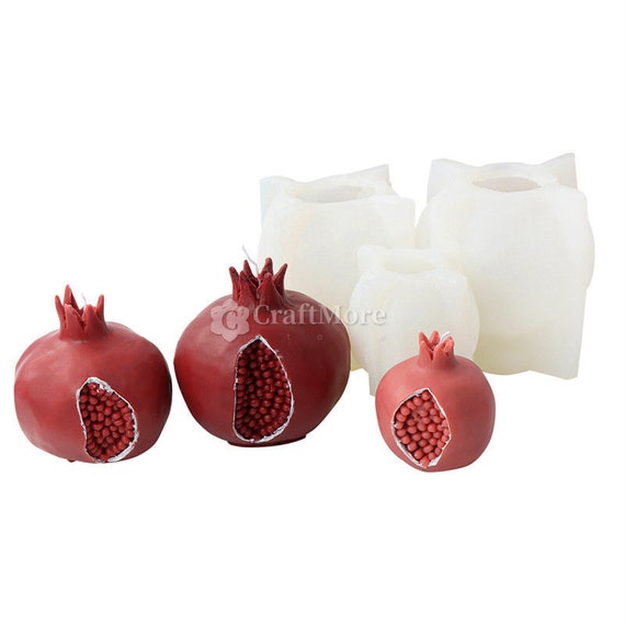 JS MOLD Moule à Bougie En Silicone, Forme De Nid D'abeille, Pour Bougies En Cire D'abeille, Savon