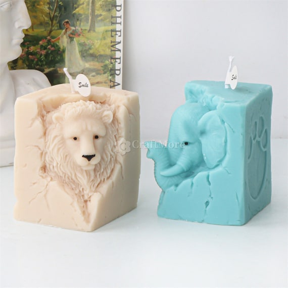 FYSL Set di 3 stampi per candele natalizie, in silicone, per realizzare