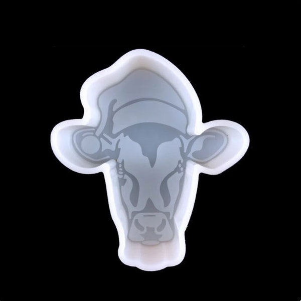 Christmas Cow Mold Car Freshie Mold Silicone Molds For Aroma Beads - Candle Molds