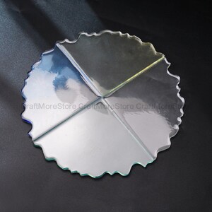 Round silicone coaster Mold for Home Decoration Irregular circular wave resin coaster mold craft silicone mold for resin Home Decoration