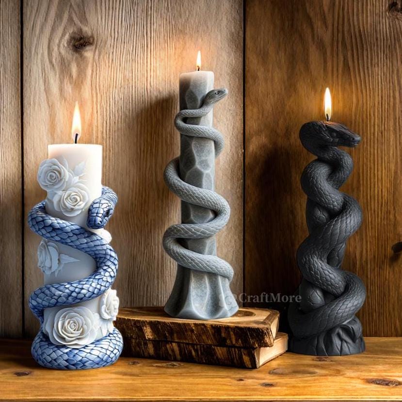Snake candle - Etsy 日本