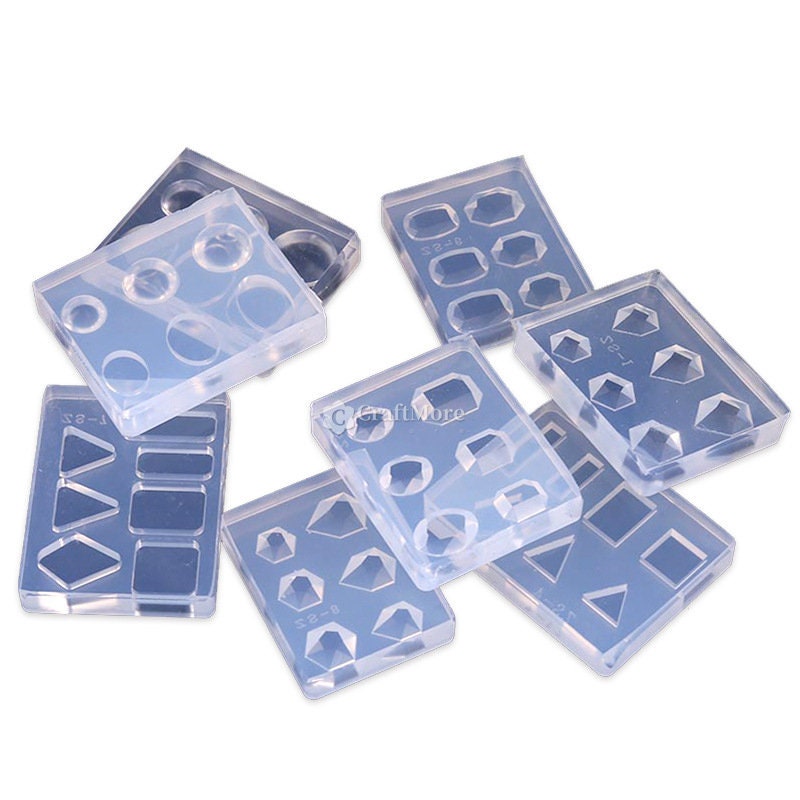 Polygon Resin Tray Molds Water Ripples Tray Molds for Epoxy Resin Diamond