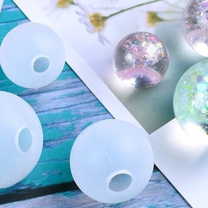 20mm/25mm/30mm ball Silicone Mold for pendant diy - planet sphere resin mold - Pendant crafts - for Jewelry Making - craft supplies