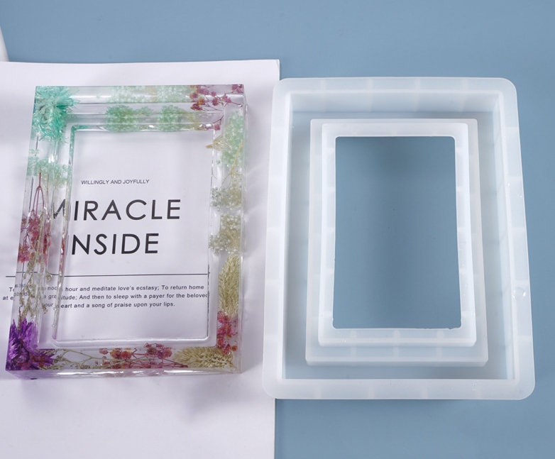 Square Creative Photo Frame Silicone Mold-home Decoration Resin Molds ...