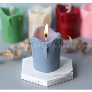 Molde creativo de vela de fusión-Vela de silicona Moldes de molde-Vela para beewax-Molde de vela de aromaterapia-Molde de vela de aroma-Molde de vela de silicona