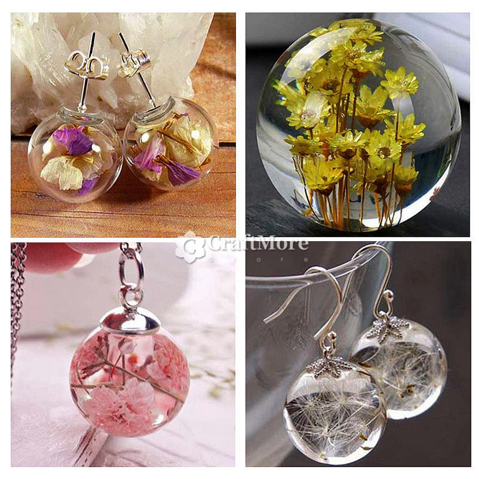 High Transparent Sphere Resin Moldssilicone Sphere Mold9 Etsy